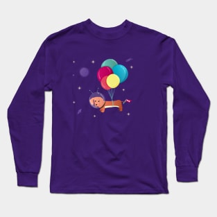 galaxy dog Long Sleeve T-Shirt